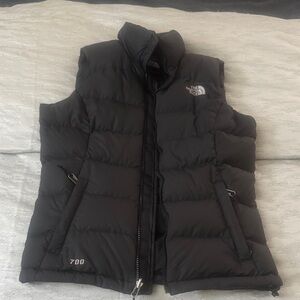 The North Face Charcoal Puffer Vest
